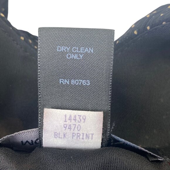 90s Y2K Moda Intl Babydoll Dress | Black Rose | USA | Fairy Grunge Whimsigoth - Picture 4 of 15